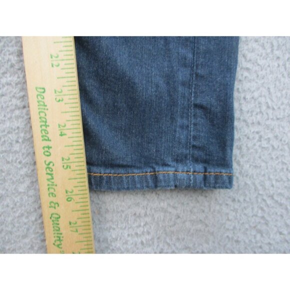 Levis 511 Jeans Slim Fit Dark Wash Stretch Denim Mens 29x30 Blue Cotton Blend - Picture 6 of 10